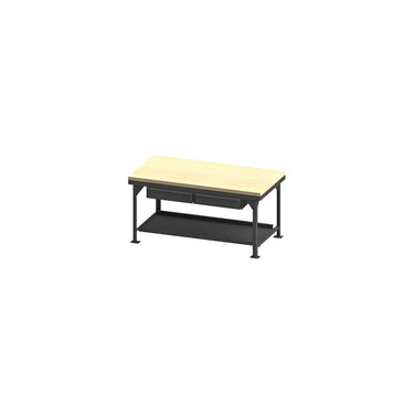 DURHAM HVY DTY WK BCH, 36X72, MT, 2D, #95 GRAY - Model HDWBMT36722DR95